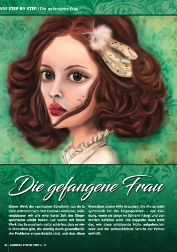 Preview: Airbrush Zeitschrift  Step by Step Nr. 79, 04/22: Girl Power